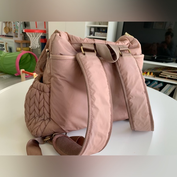 HAPP Levy diaper bag in DUSTY ROSE - Picture 7 of 8